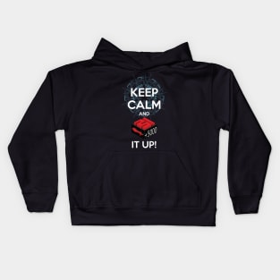 Keep Calm and Draw it Up Kids Hoodie